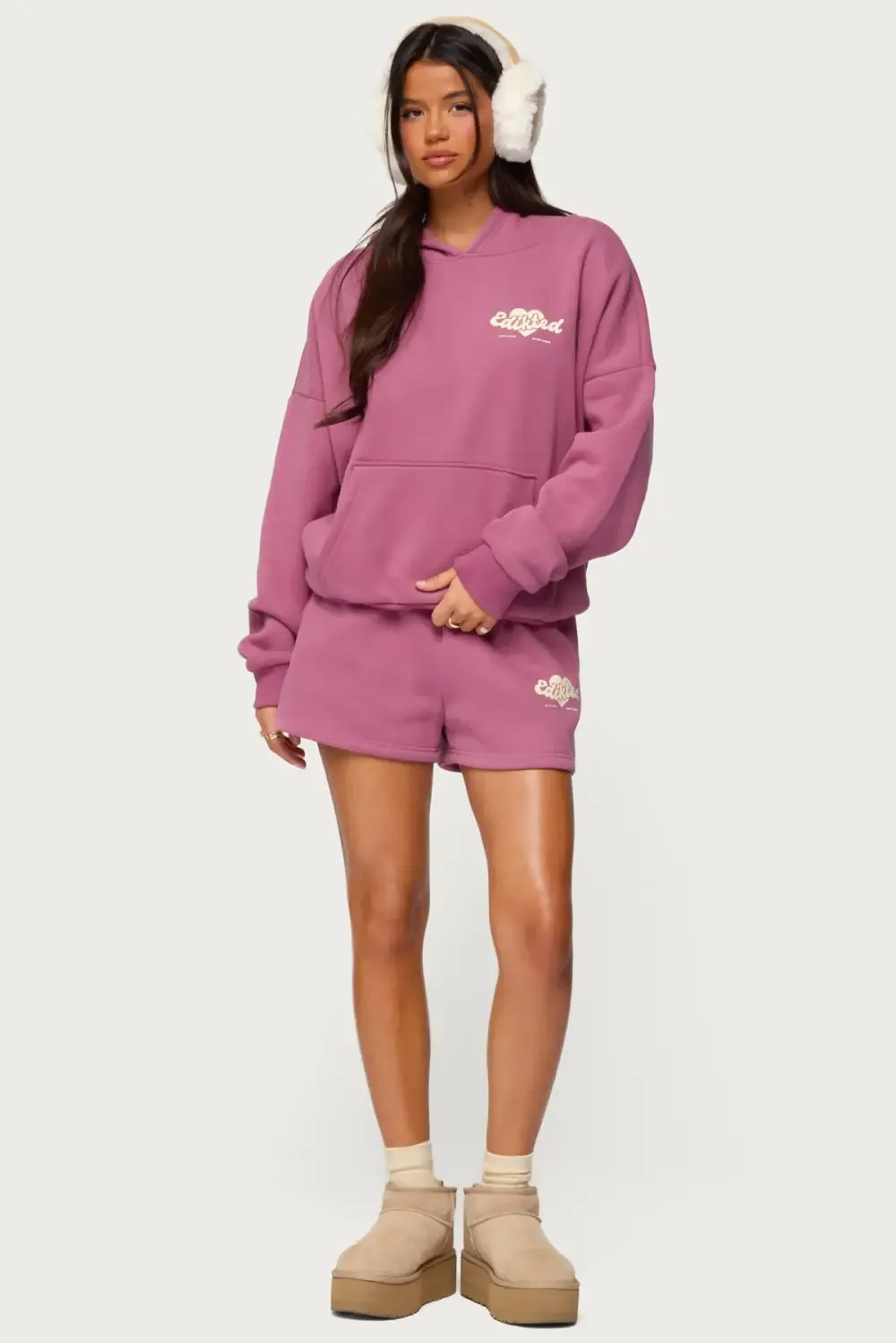 We're Edikted Sweat Shorts