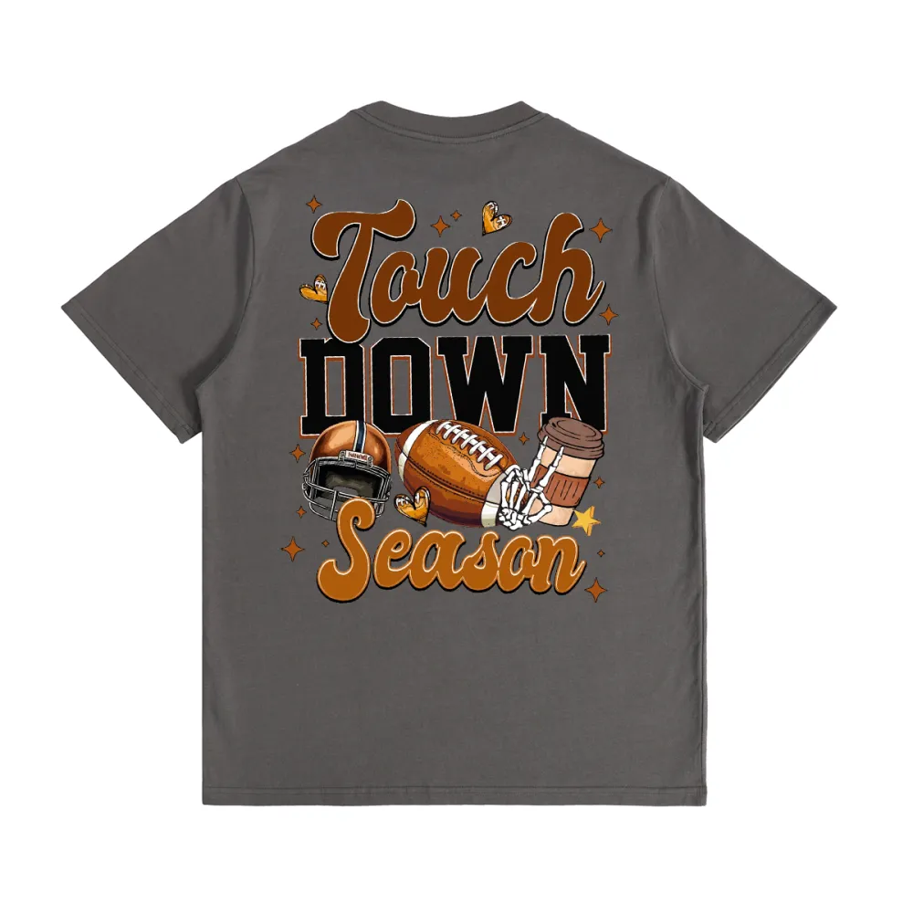 Touch Down Season Football Mama Christmas sublimation Christmas T-shirt