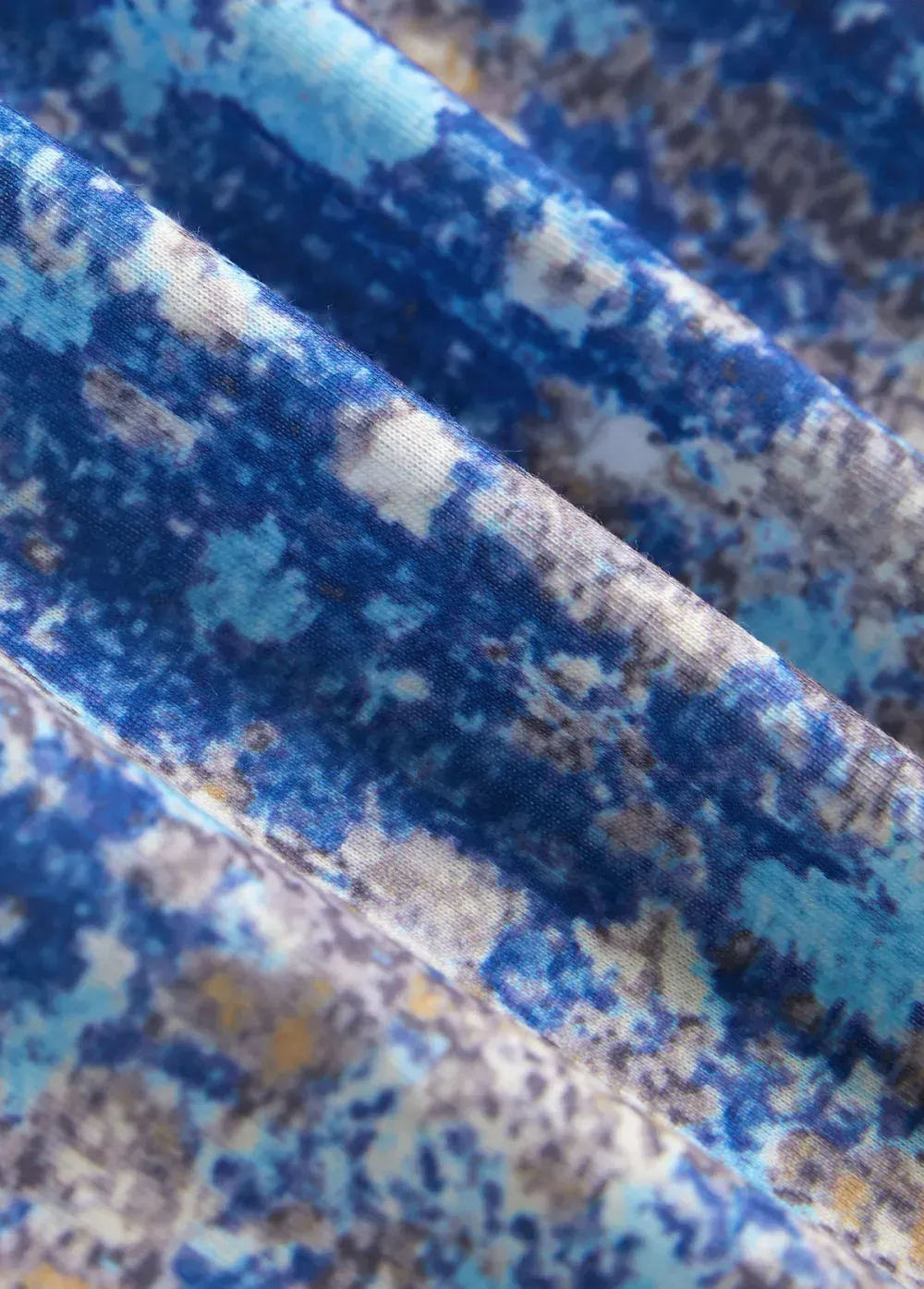 Multi Color Tuck Stitch Short Sleeve T Shirt