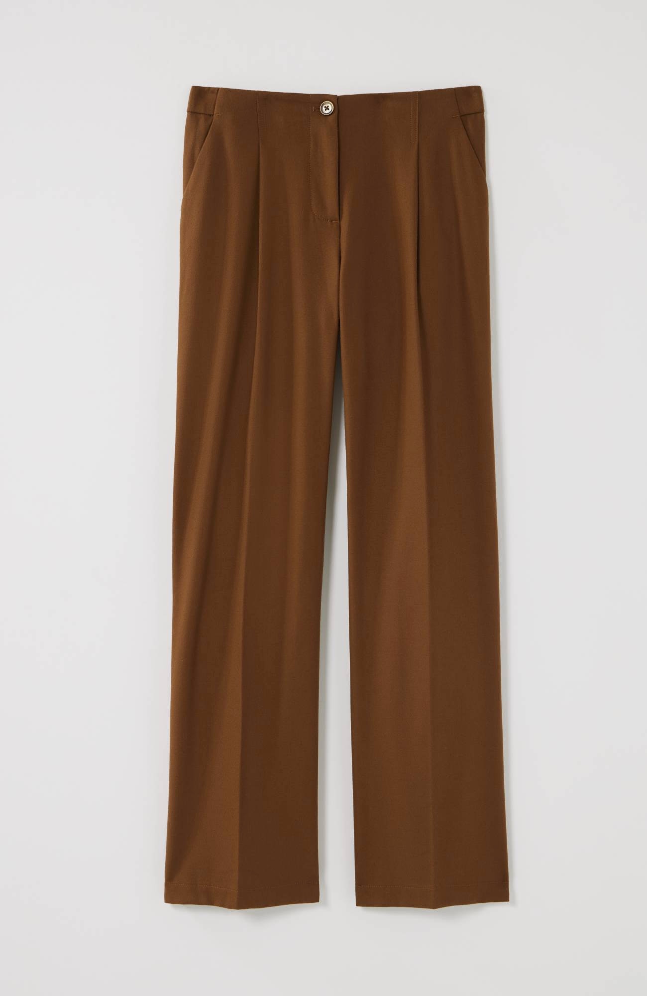 pleated wide-leg pants