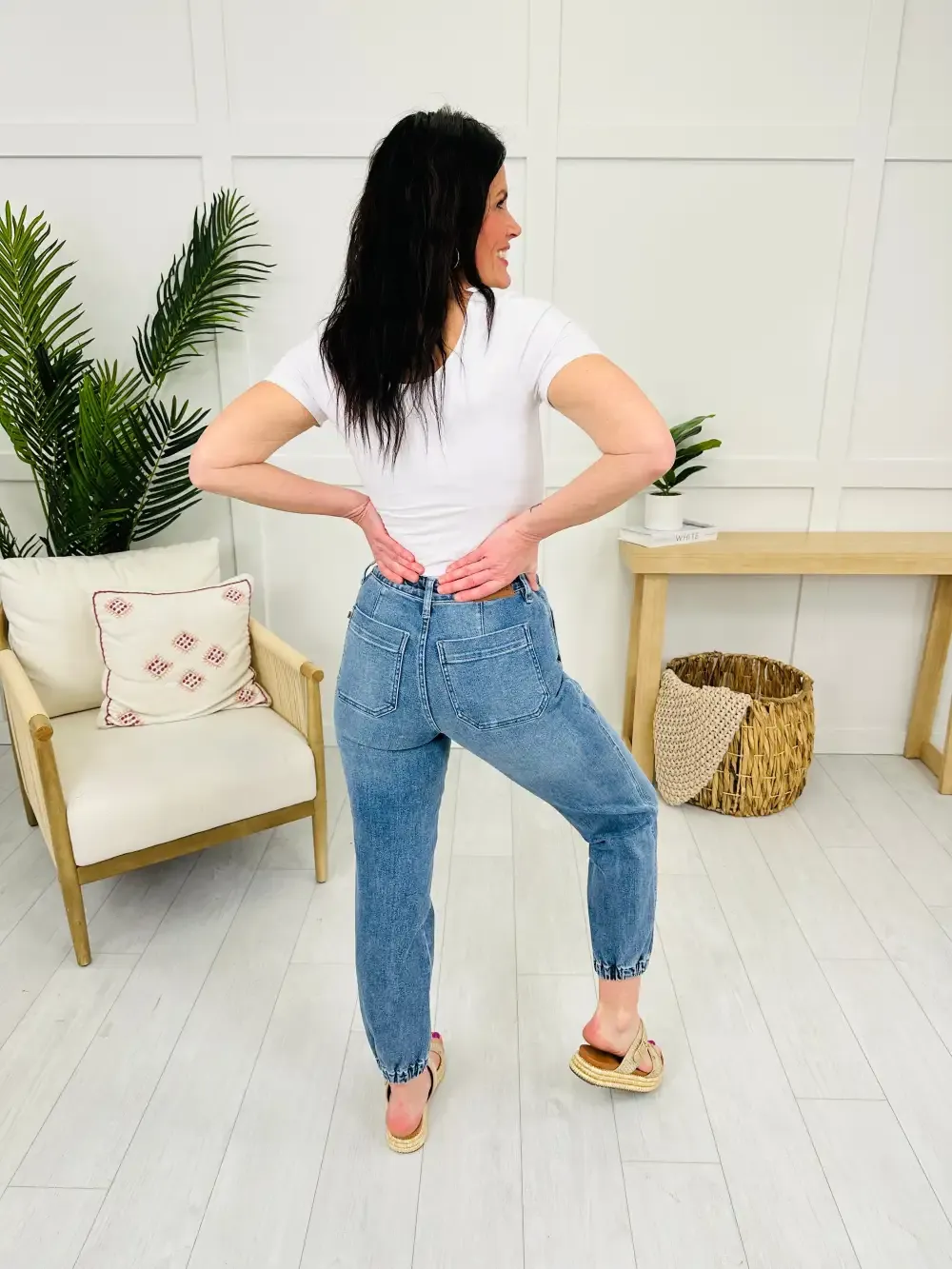 Judy Blue Chasing Comfort Denim Joggers