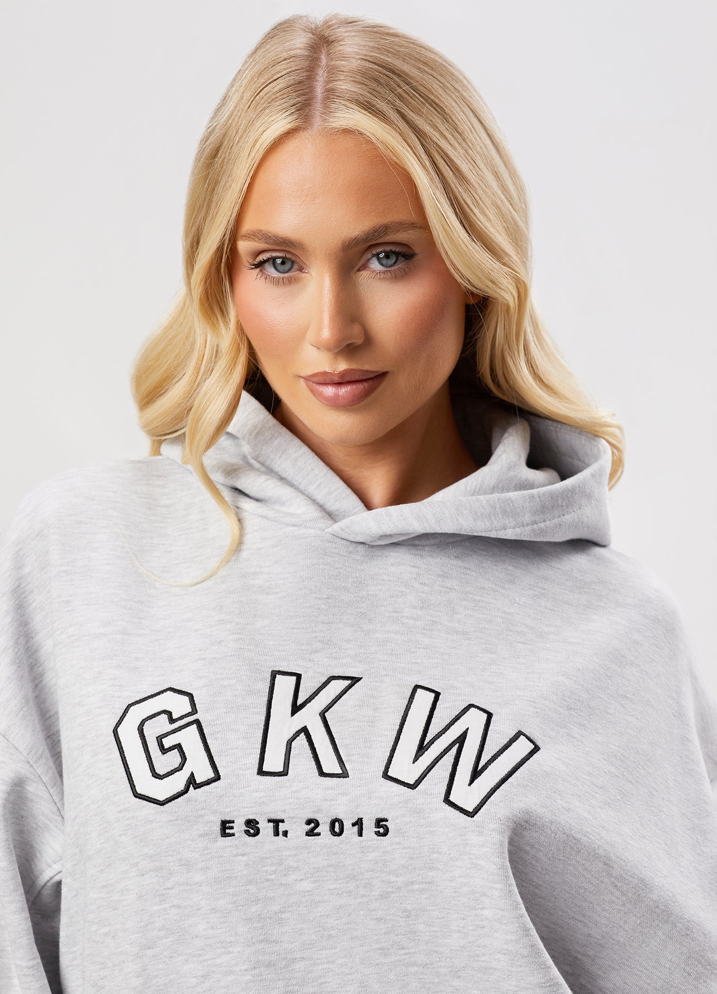 GKW Relaxed Fit Hood - Snow Marl
