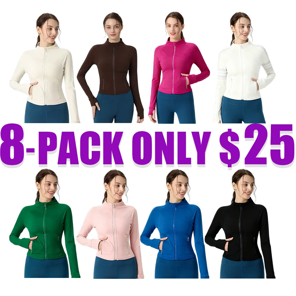 Yoga Suit Gold Zipper Version Women's Yoga Jacket, Sports Stand Up Collar Jacket, Fitness Slim Fit and Slimming Top, Women Workout Clothes