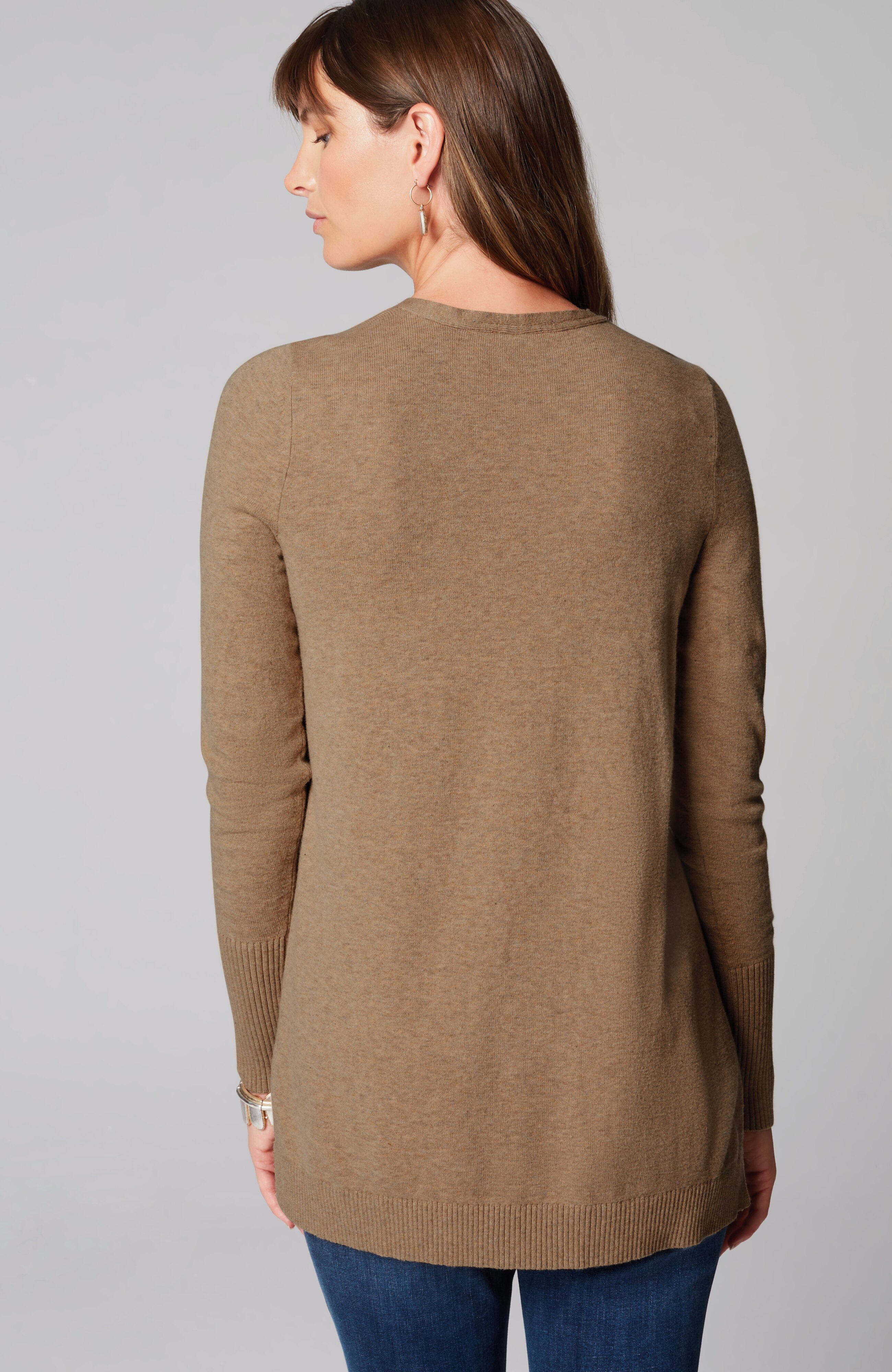 V-Neck Sweater Tunic
