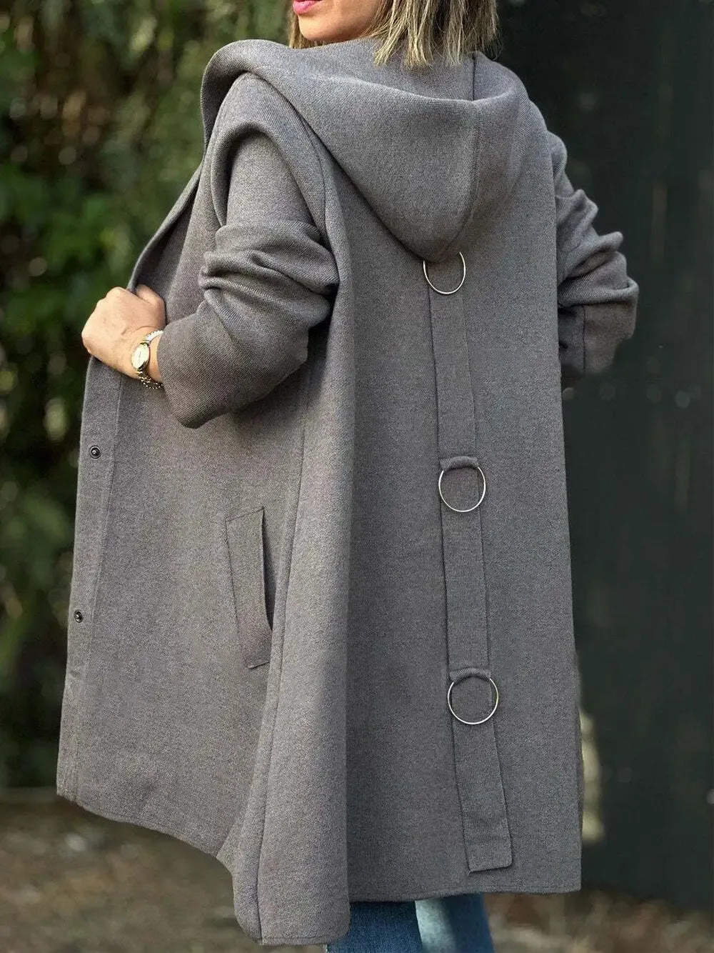 Shadow Ring Hooded Coat