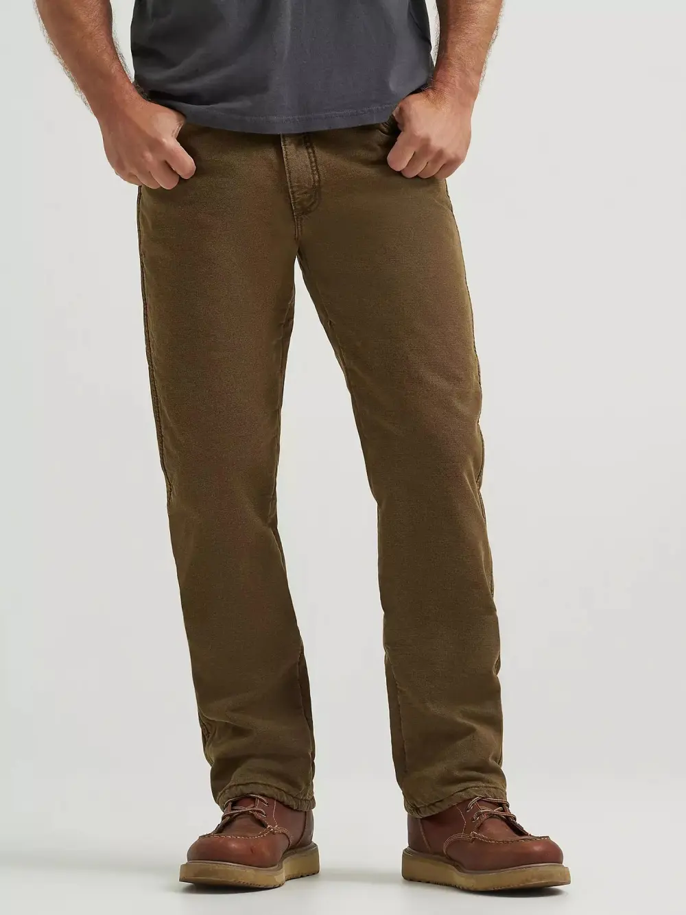 WRANGLER RUGGED WEAR THERMAL JEAN IN STONEWASHED