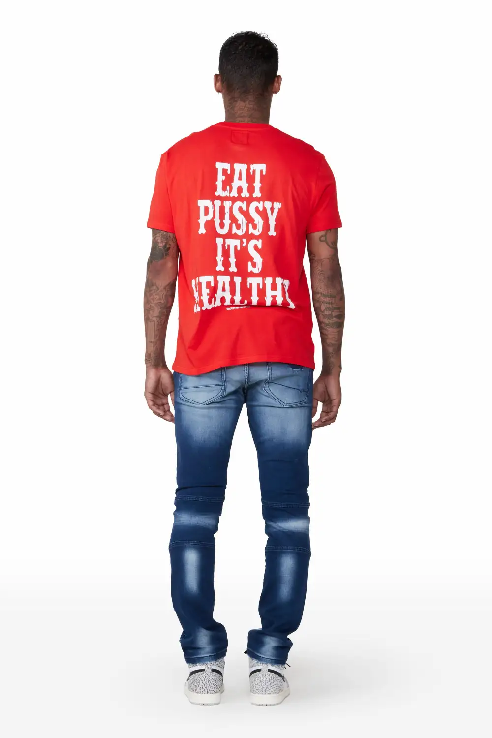 Nathaniel Blue Biker Slim Fit Jean