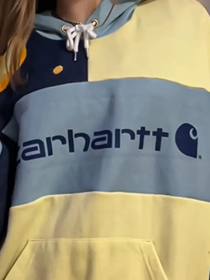Yellow Streetwear Leisure Hoodie Sweatshirts