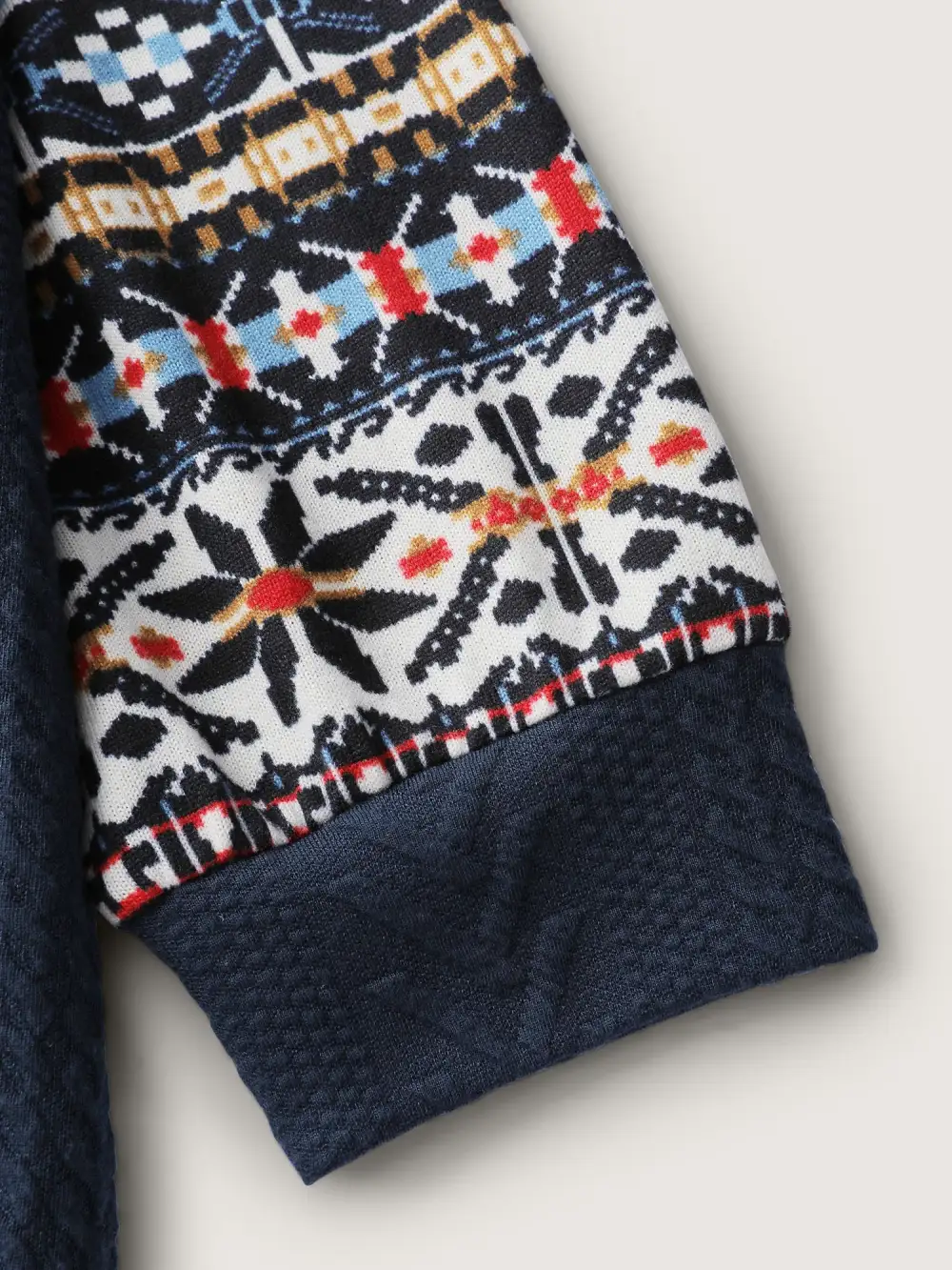 Color Contrast Stripes Raglan Sleeve Sweatshirt