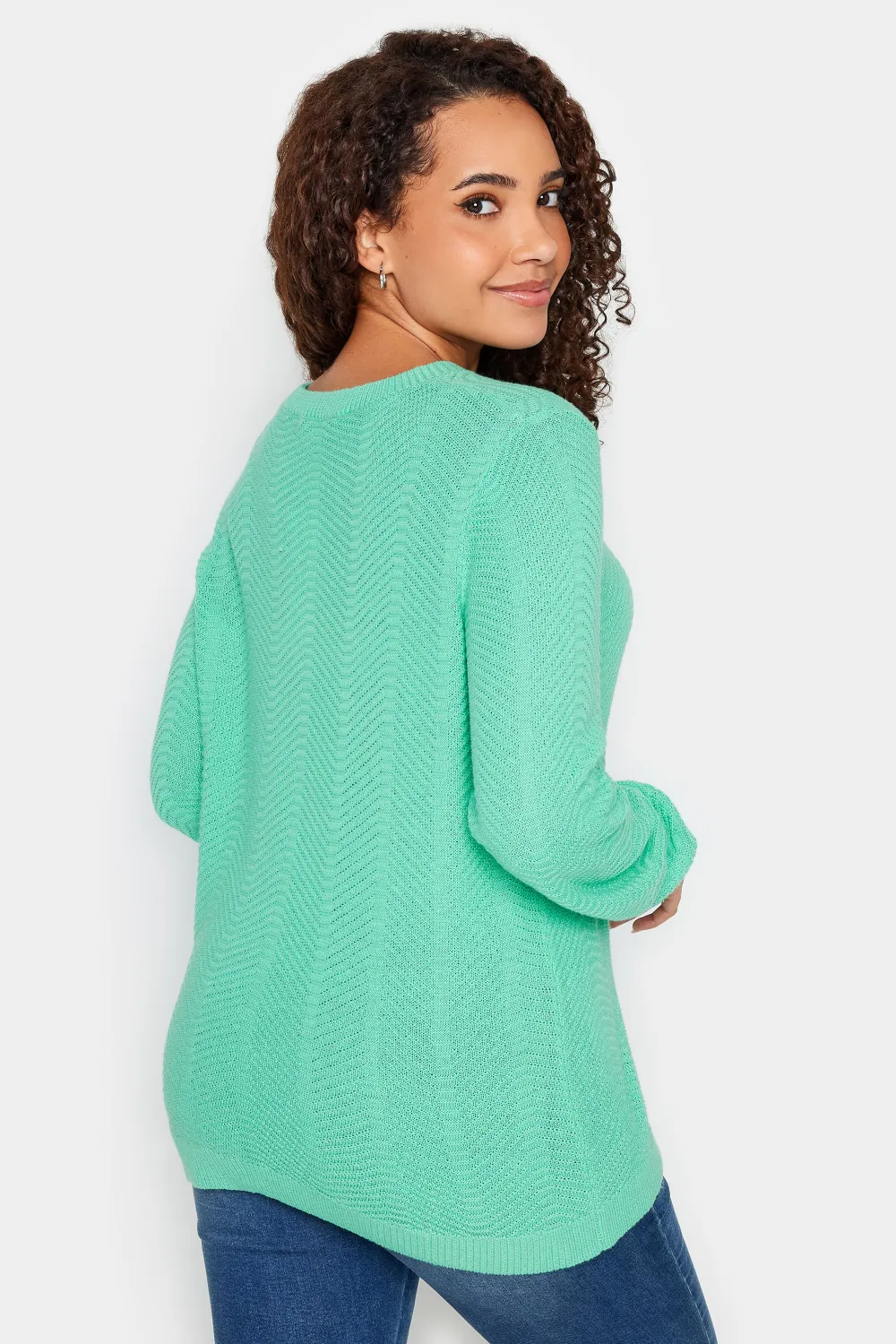 M&Co Baby Blue Ribbed Knit Jumper