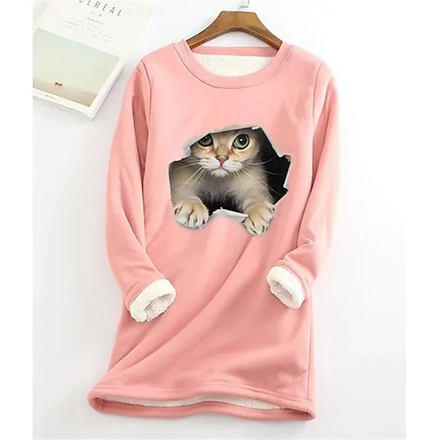 Women's Sweatshirt Pullover Fleece Active Streetwear Sportswear 1