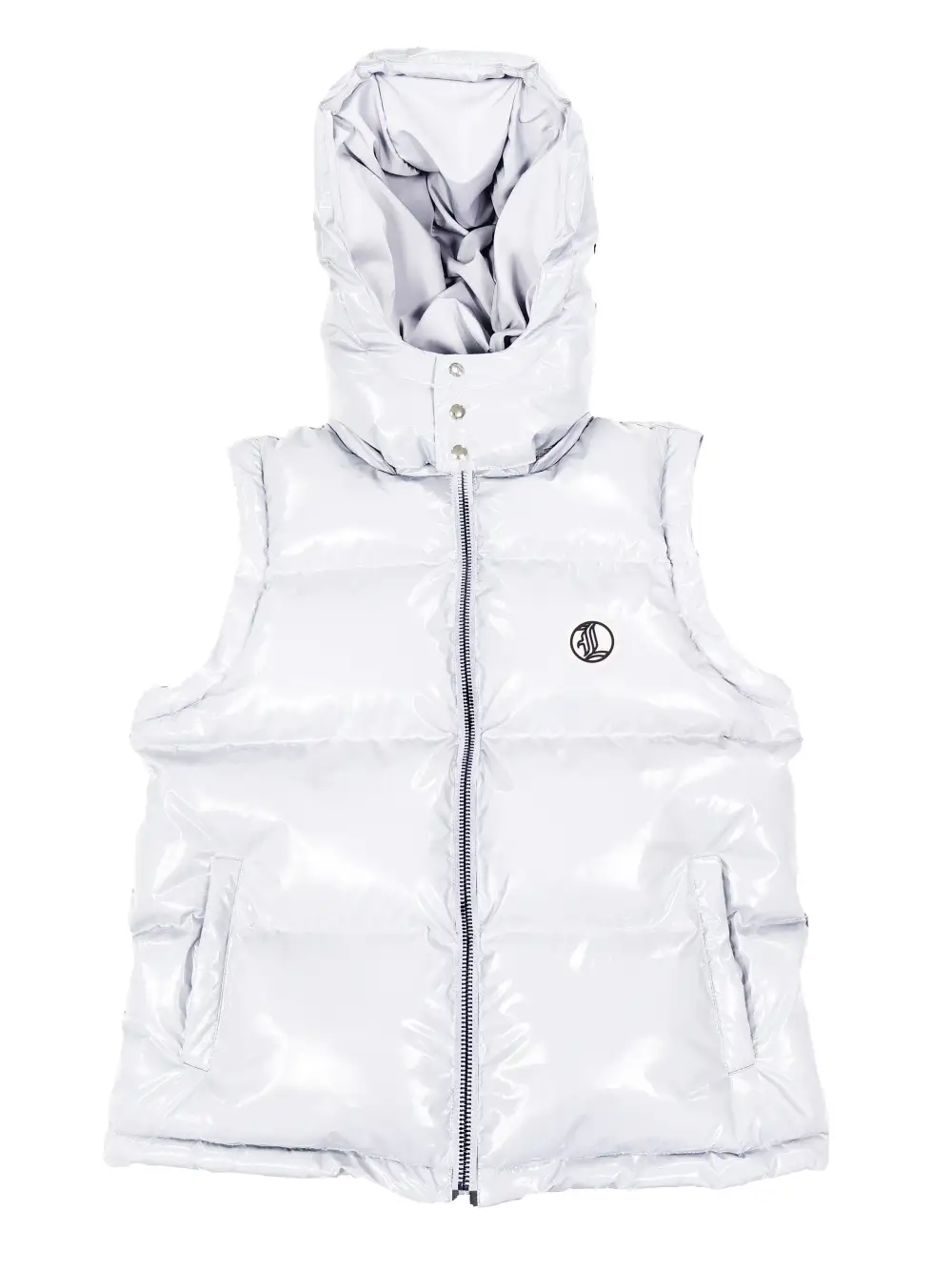 Puffer Jacket w/ detachable sleeves (bodywarmer) WHITE