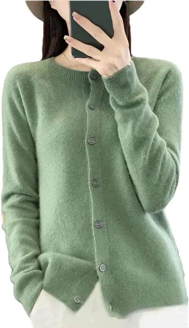 Women Wool Sweaters Cashmere Cardigan