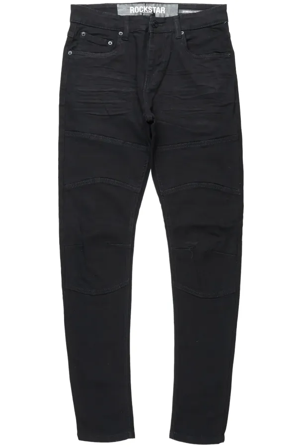 Milo Jet Black Stretch Jean