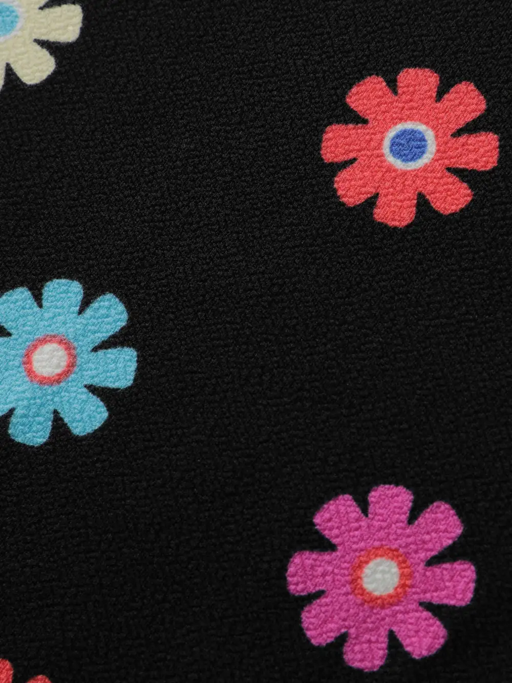 Colorful Floral Print Wide-Leg Jumpsuit