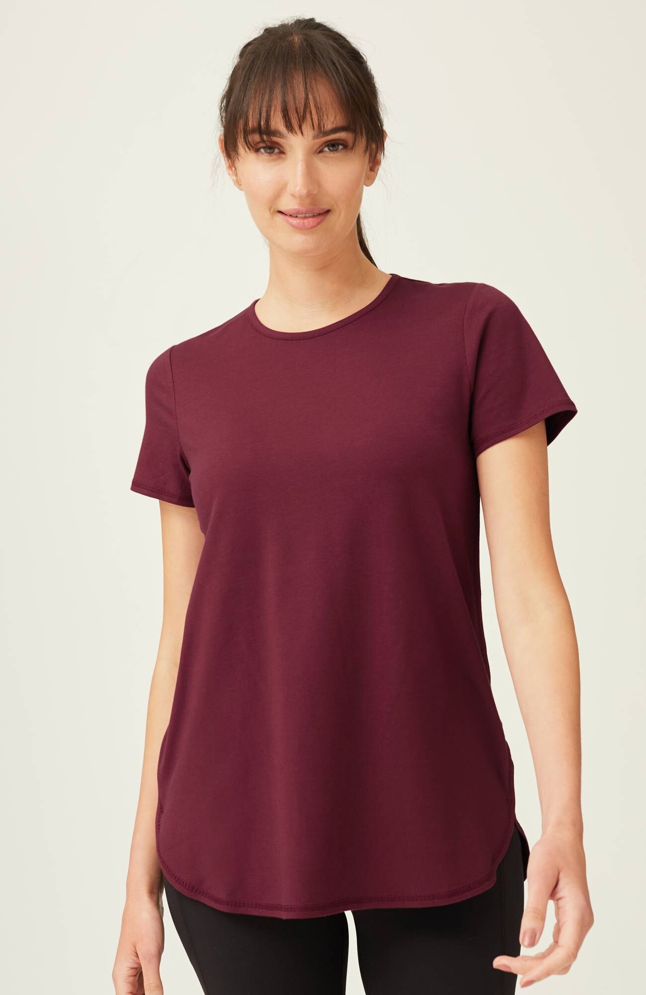 fit progress pima-stretch shirttail tee