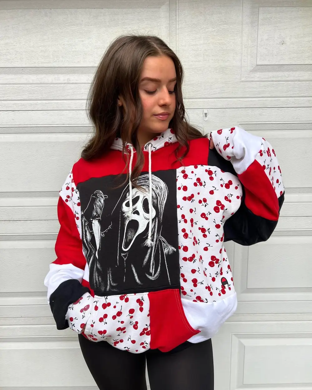 Red hoodie sweatshirts how perfect and cozy piece for your Halloween day