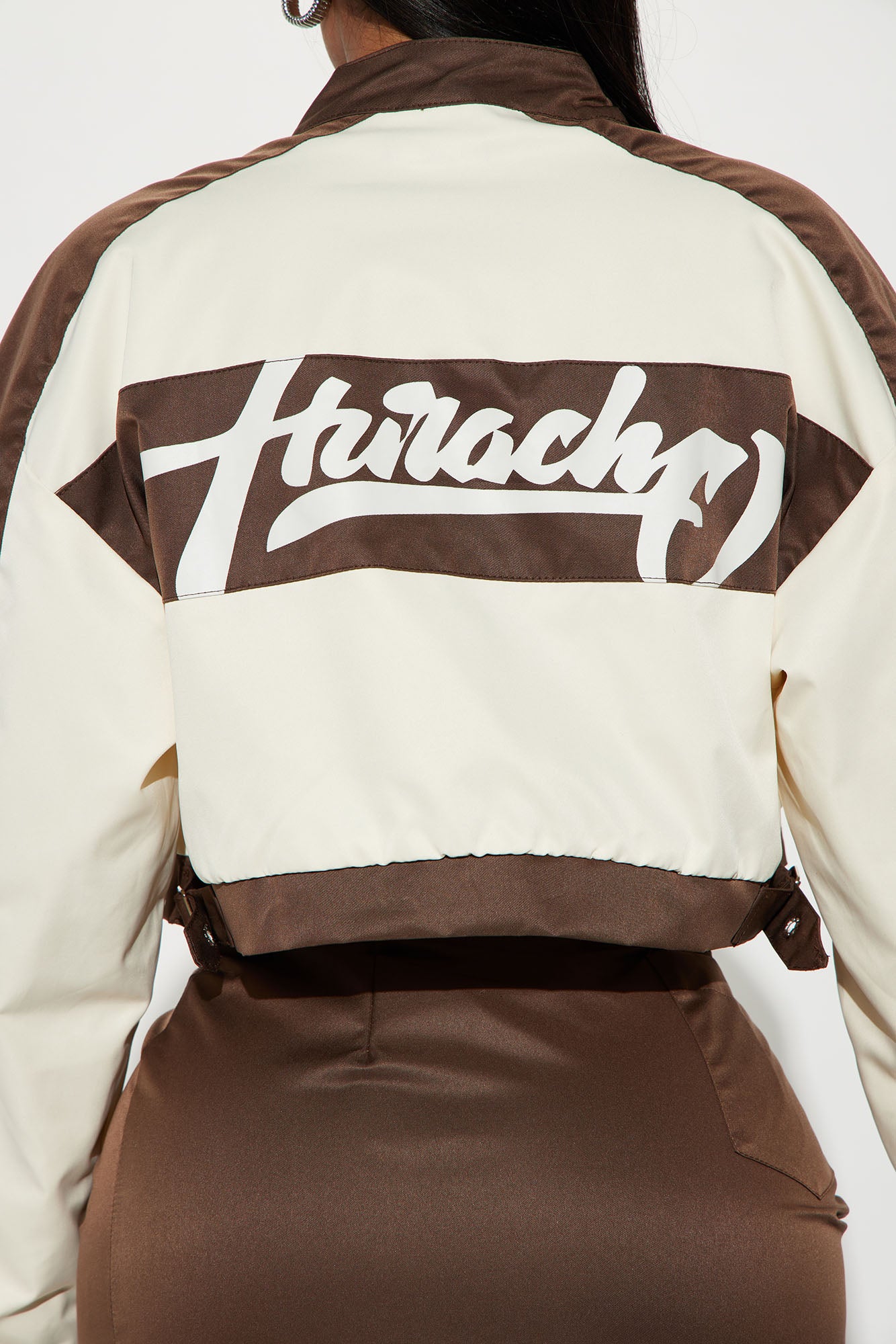 Cool Chick Mini Skirt Set - Brown/combo