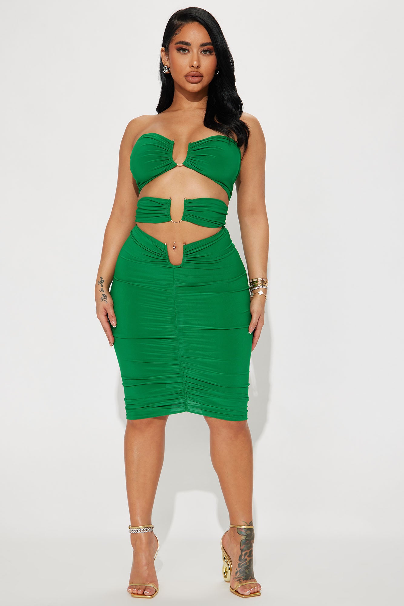 Shauna Mini Dress - Green