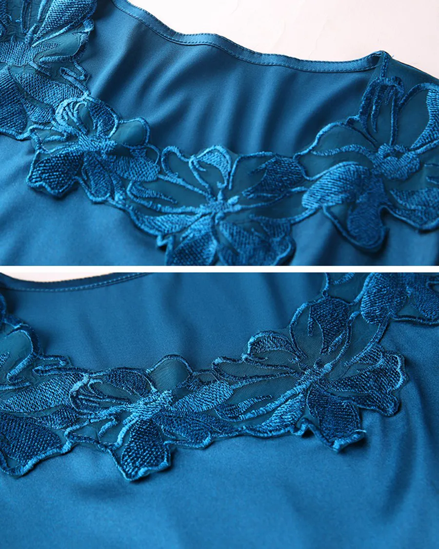 Ladies Elegant Patchwork Short Sleeve Top