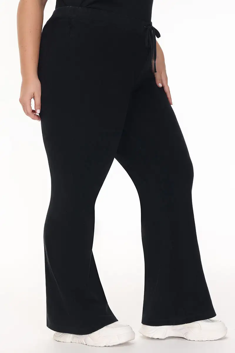 Plus-Size Big Bling Towel Terry Track Pants