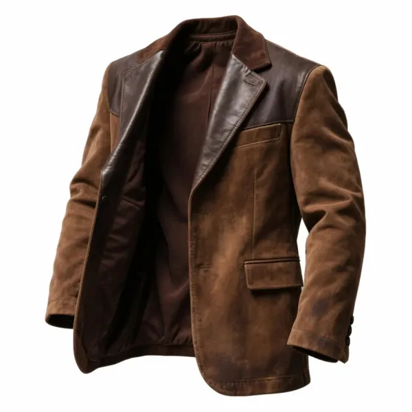Men's Casual Retro Western Suit Jacket