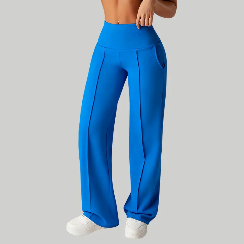 Women's Plain Loose Straight Leg Pants