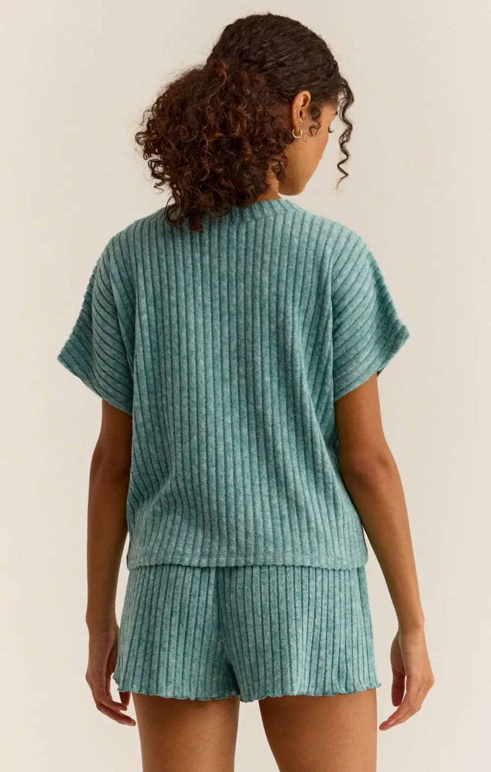 Dawn Smocked Rib Short
