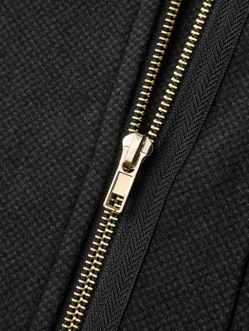 Asymmetrical Zipper Solid Jacket