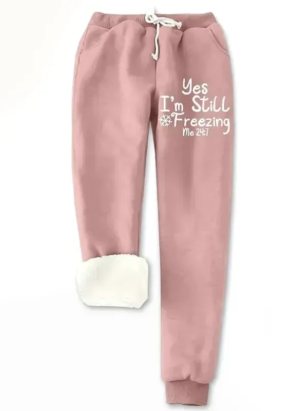 Women's Pajama Top and Pant Letter Warm Comfort Soft Home Daily Bed Fleece Warm Breathable Crew Neck Long Sleeve Pullover Pant Elastic Waist Fall Winter