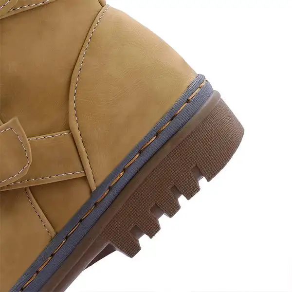 Women's Casual Buckle Ankle Snow Boots 75289564S