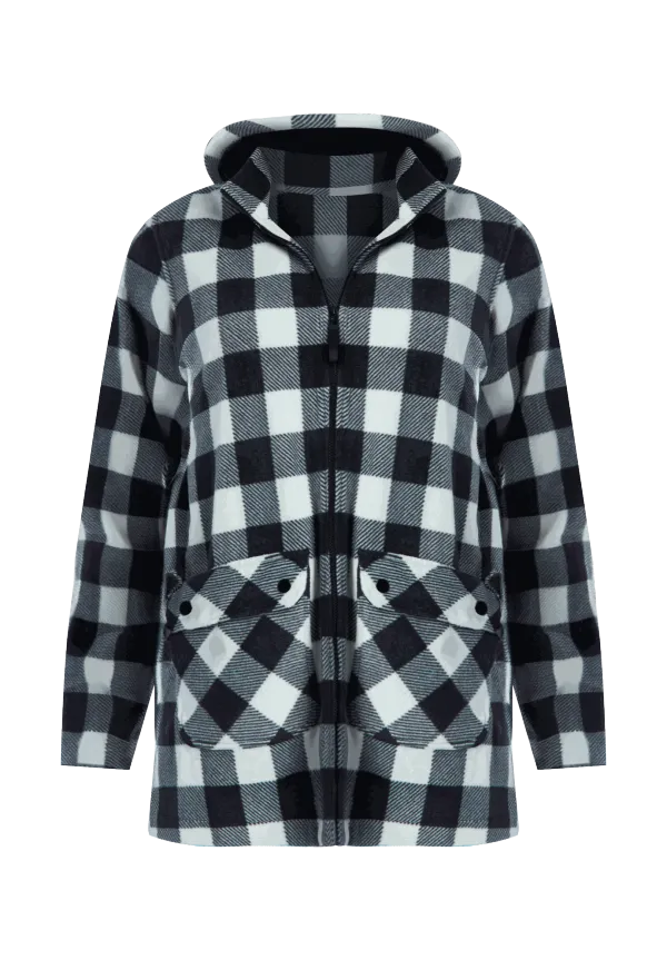 Hooded Fleece Coat