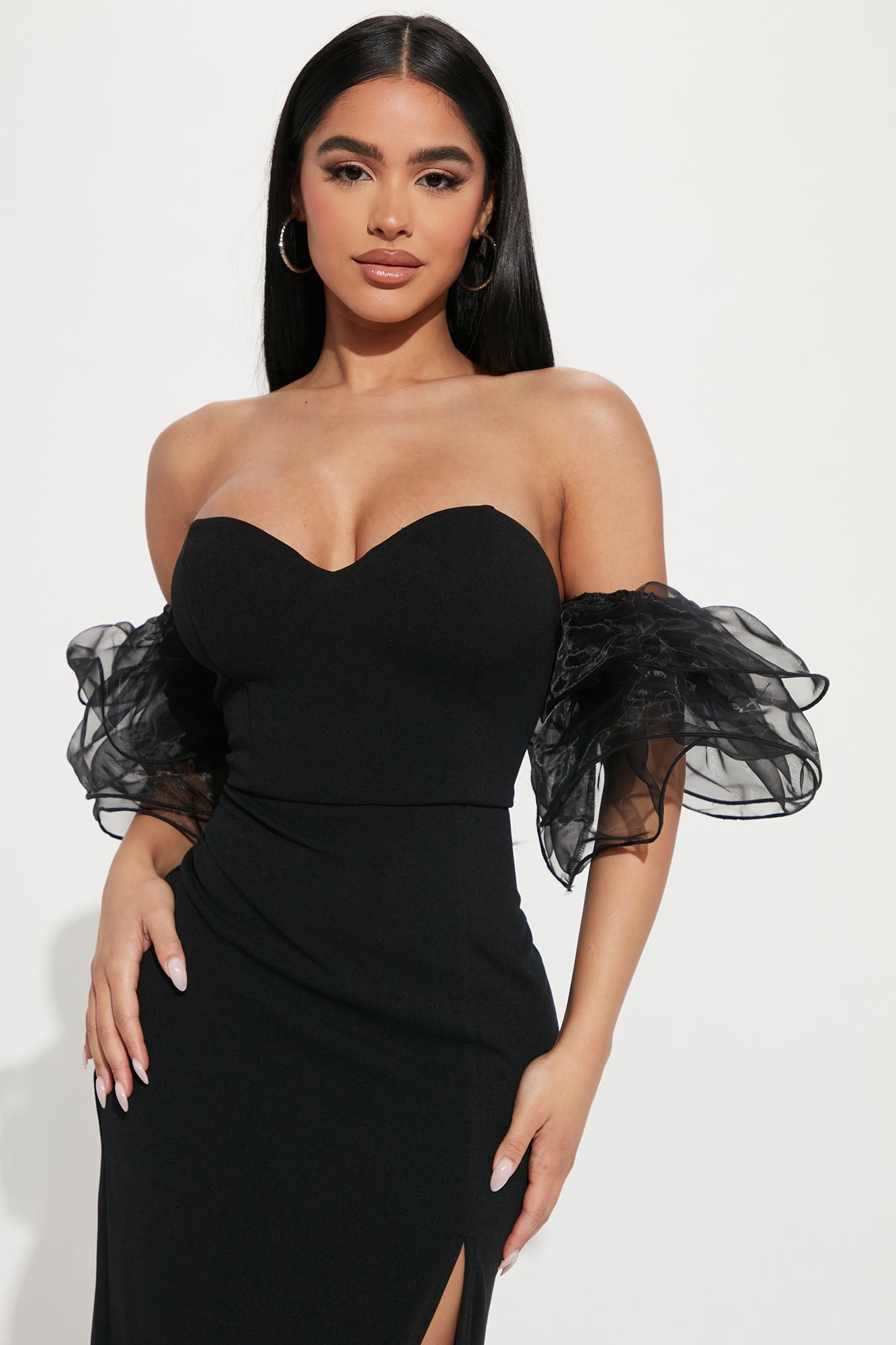 Kyla Midi Dress - Black