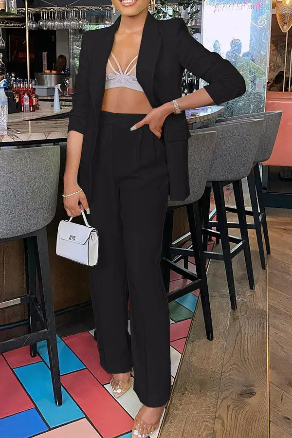  Feminine Office Pant Suit