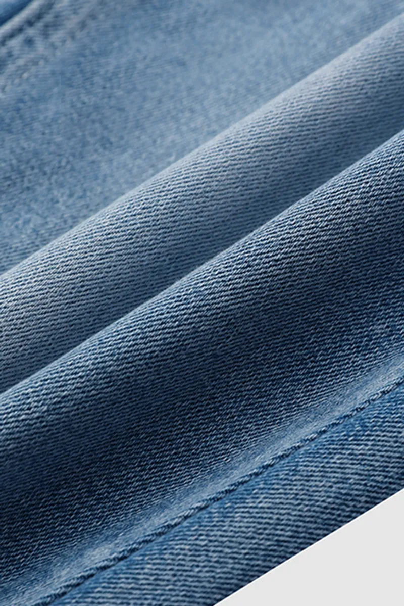 Double Button Flap Pocket Bootcut Jeans