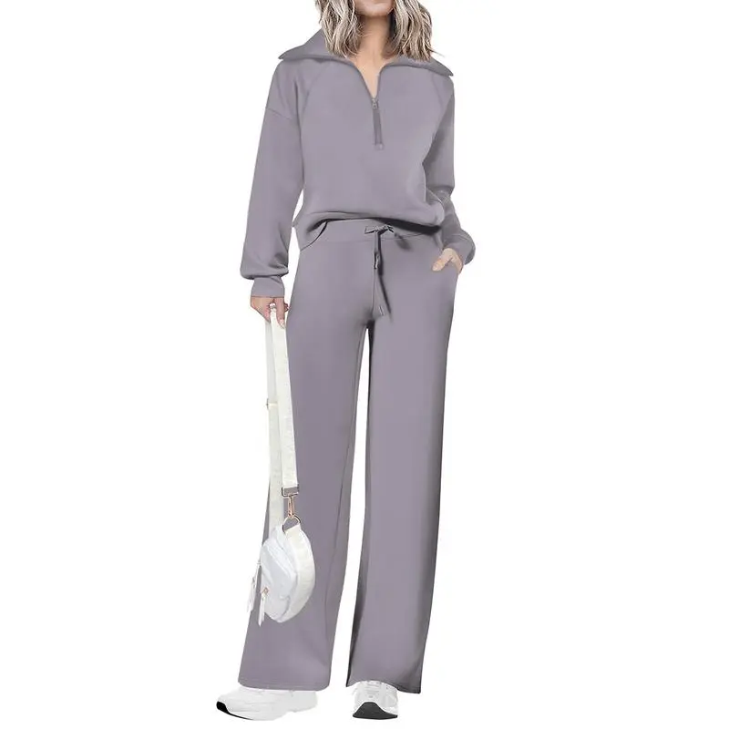Women's Casual 2 Piece Pullover Set