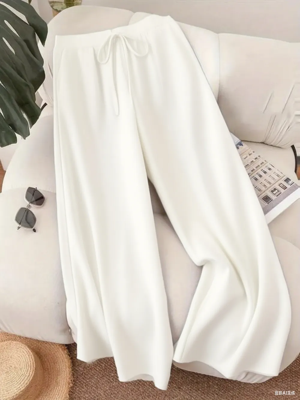 Women's Casual Wide Leg Pants – Comfy, Loose Fit Trousers for All Seasons
