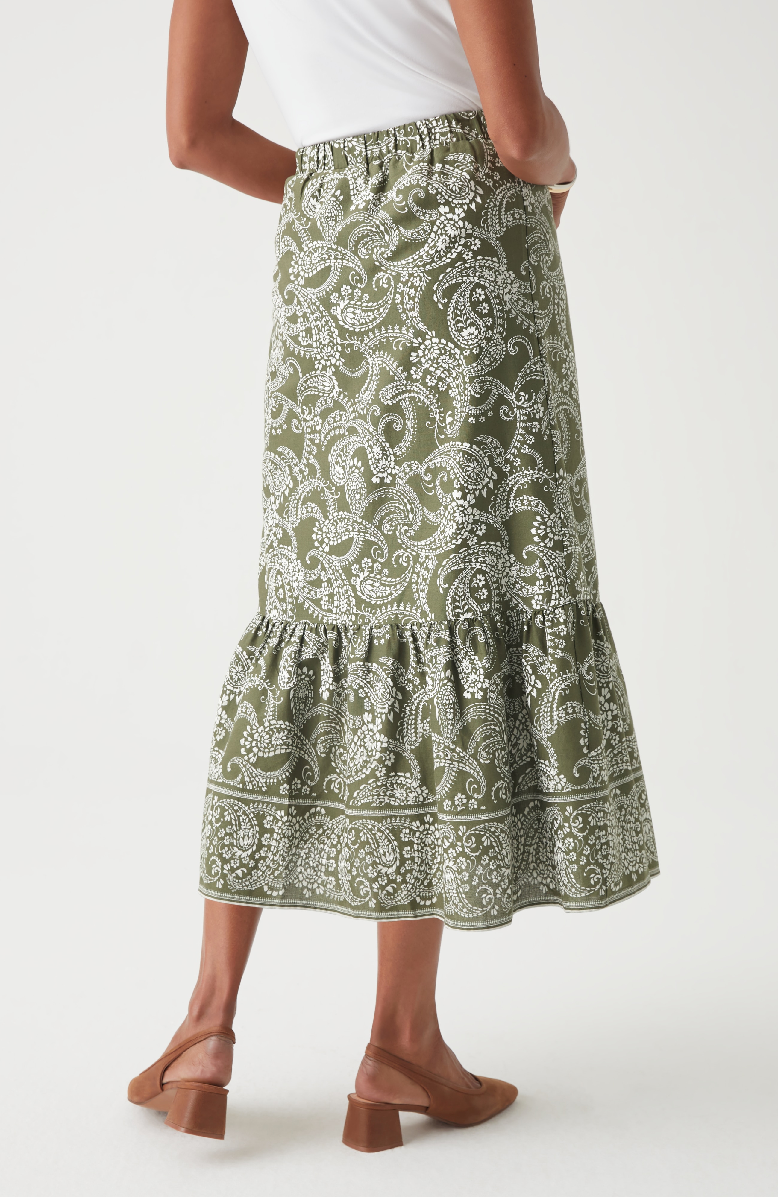 Easy Tiered Maxi Skirt