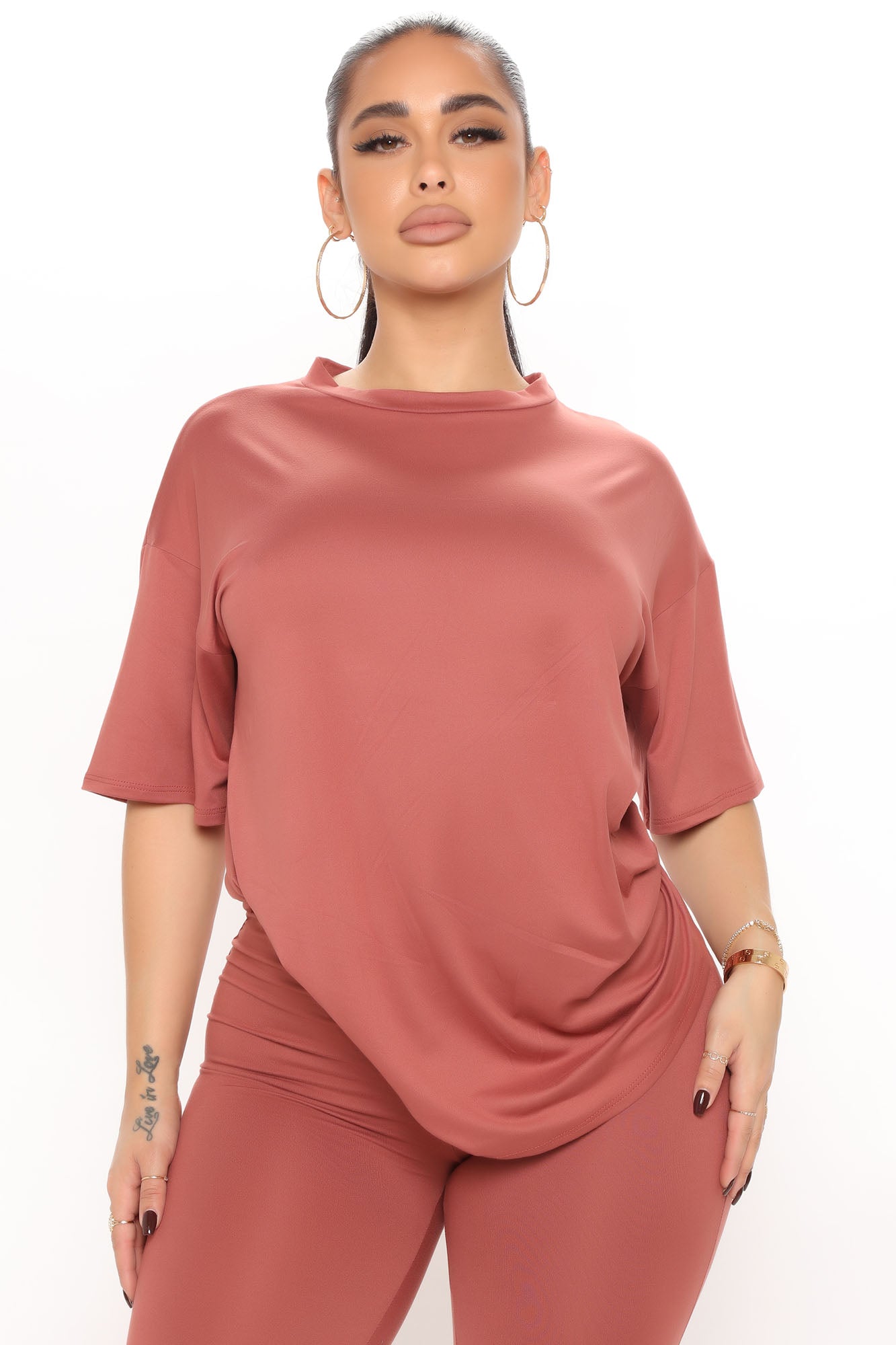 Feel A Way Pant Set - Mauve