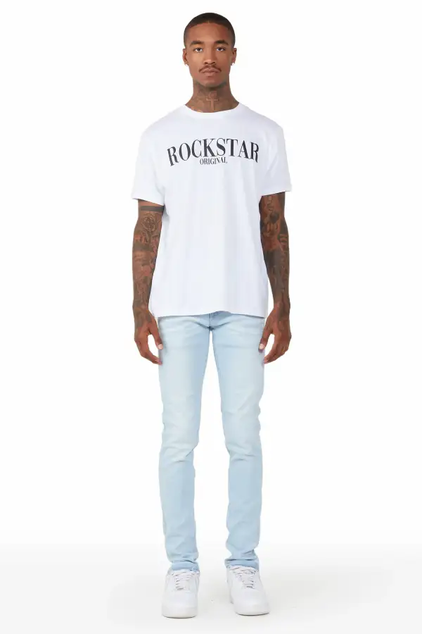 Jaecee Snow Ice Denim Jean