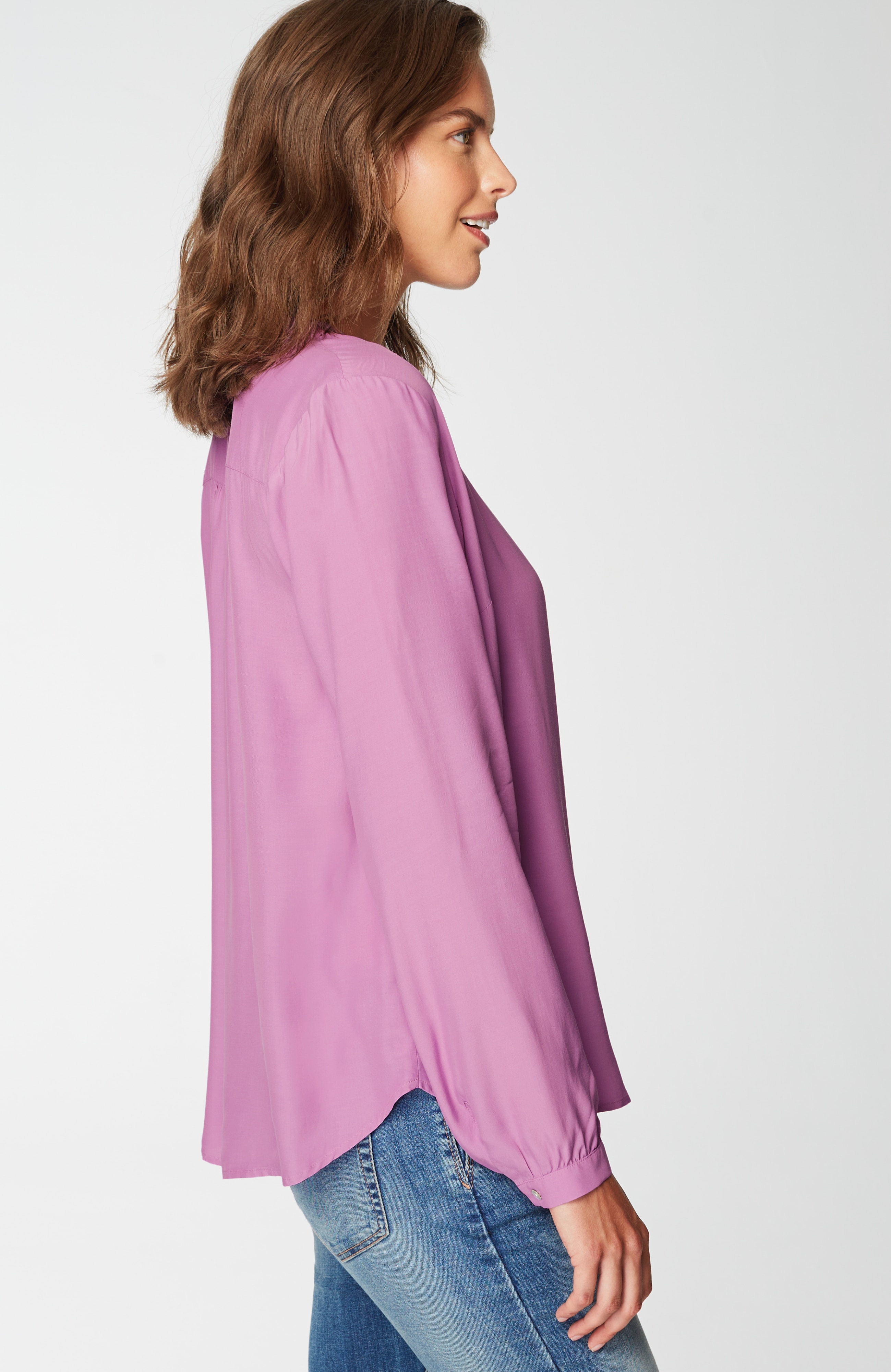Button-Front Top