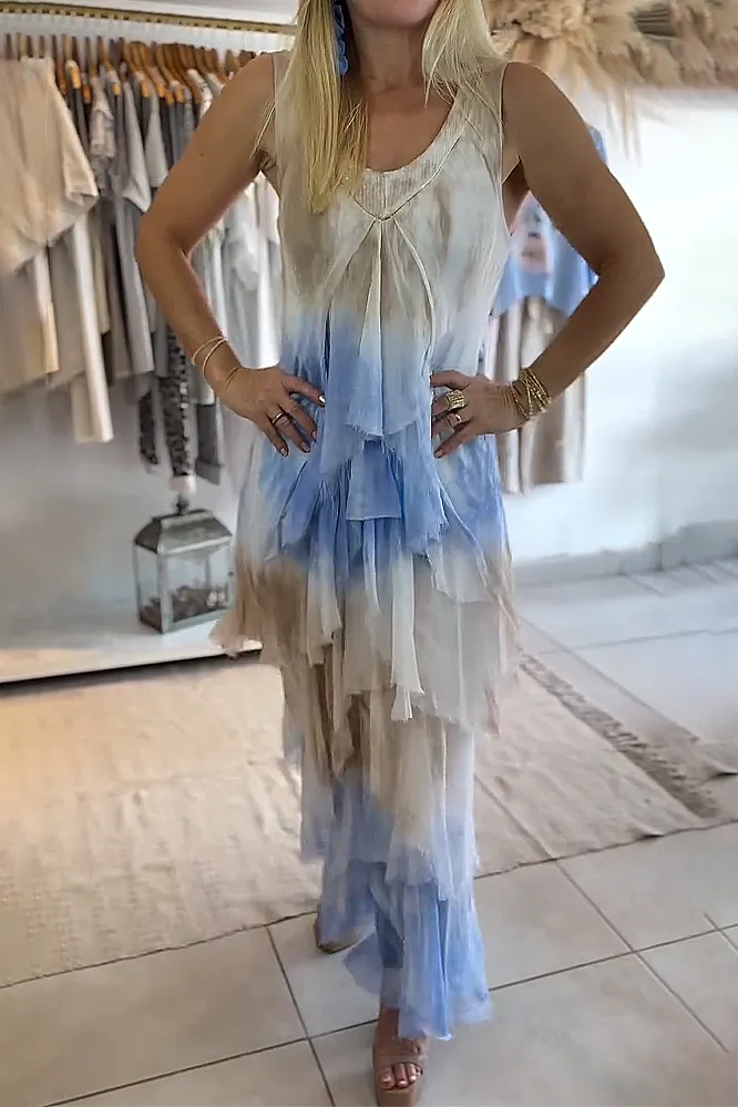 Women's gradient casual dress
