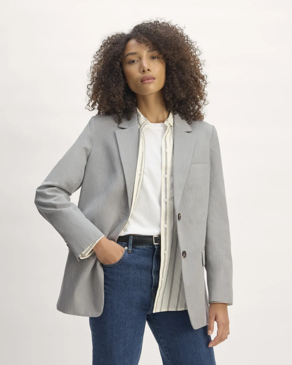 The Oversized Blazer in Buttersmooth