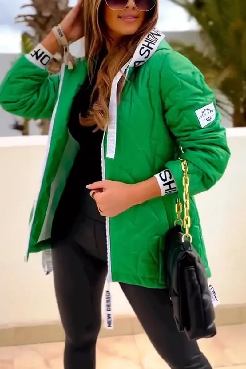 Vibrant Urban Puffer Jacket