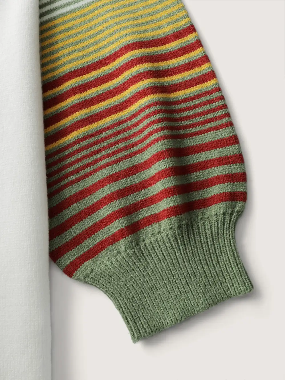 Christmas Tree Pattern Jacquard Stripe Pullover