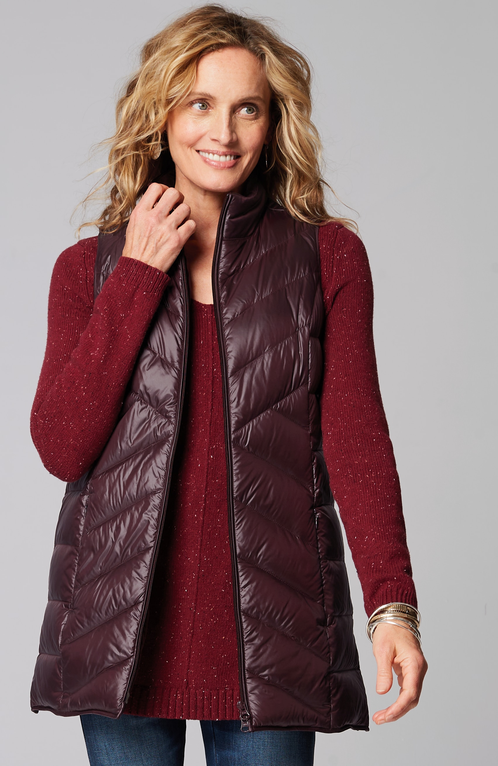 Side-Zip Down Puffer Vest