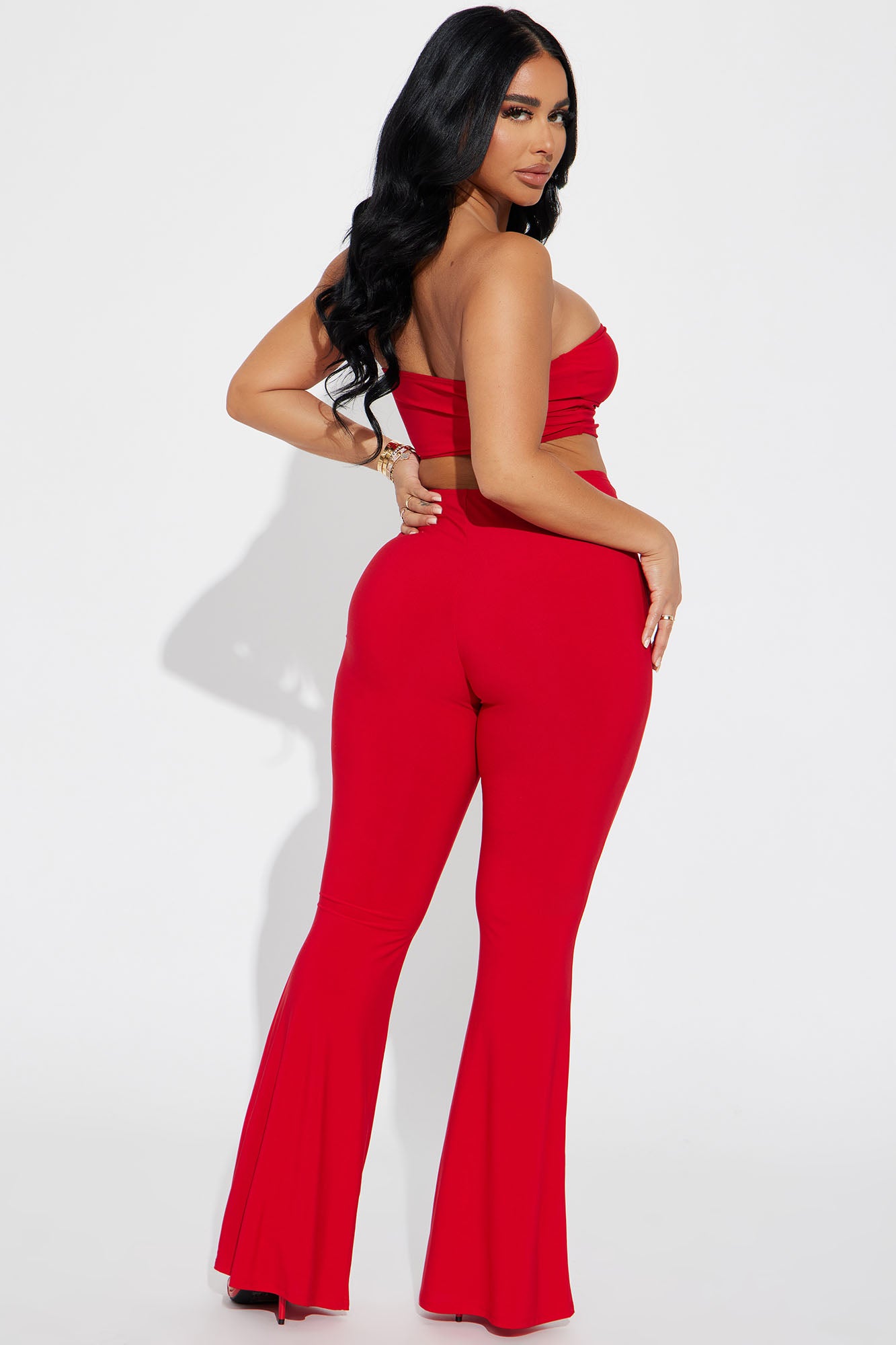 Single Days Pant Set - Red