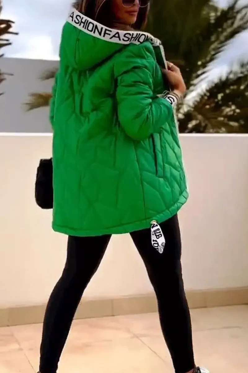 Vibrant Urban Puffer Jacket