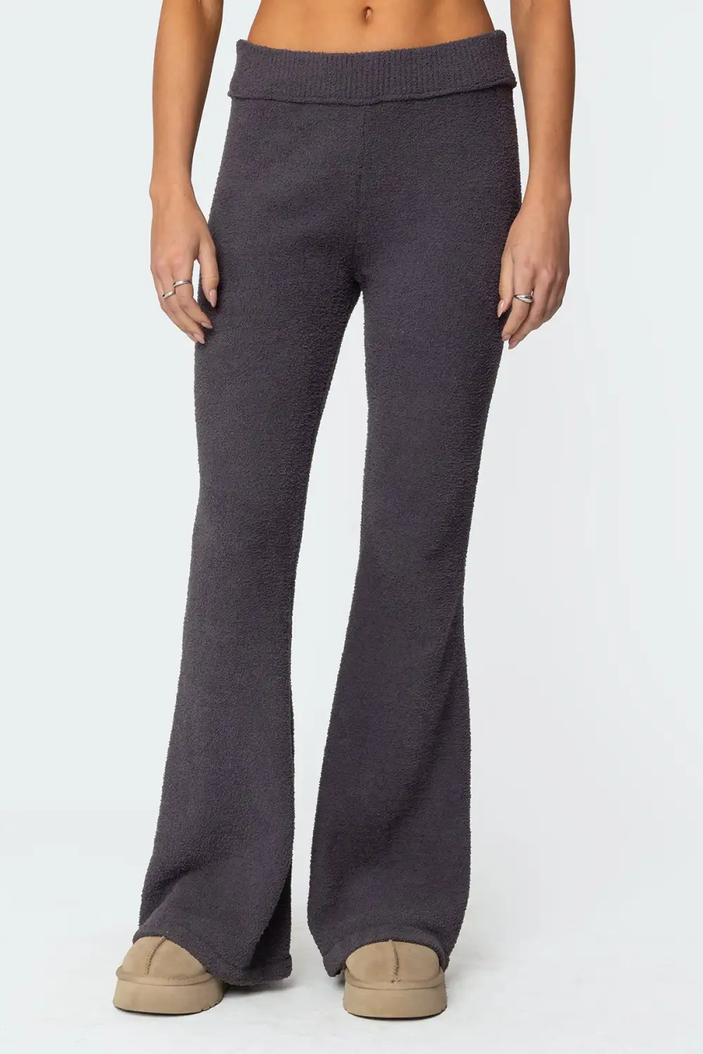 Plush Flared Pants