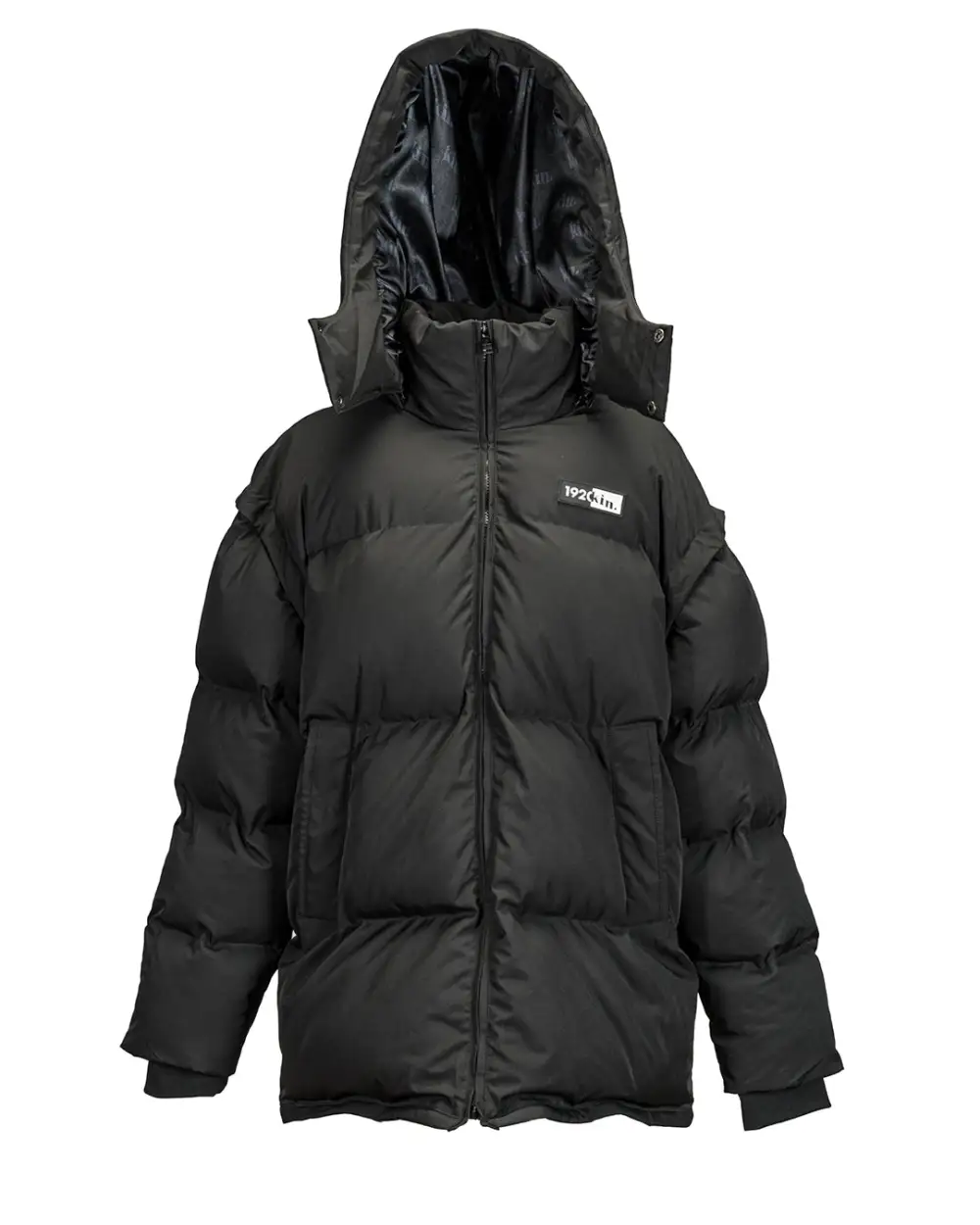 Black Pepper Long Utility Puffer